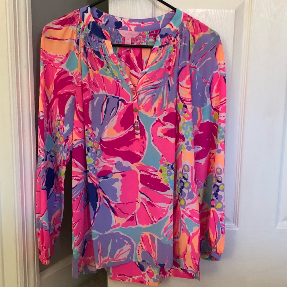 Lilly Pulitzer Elsa top- xs